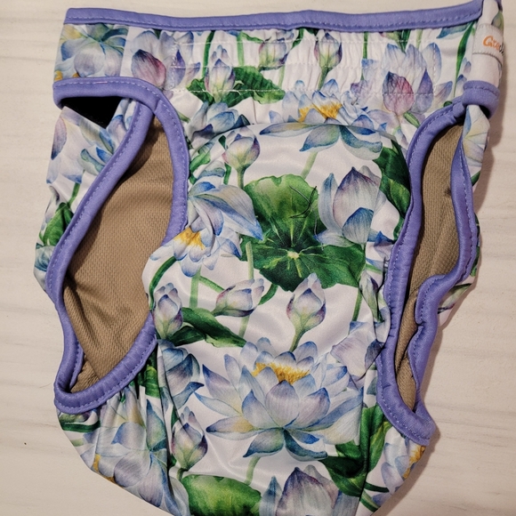 Grecle floral doggy reusable diapers xl set of 3 - Picture 4 of 4